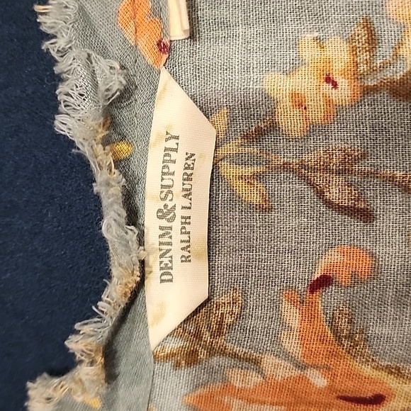 Ralph Lauren Denim and Supply floral ruffled blouse - Picture 9 of 12